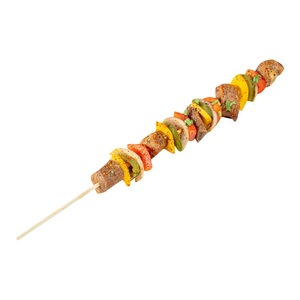 Grande <span class=keywords><strong>brochette</strong></span> en <span class=keywords><strong>bois</strong></span> de <span class=keywords><strong>30</strong></span> <span class=keywords><strong>cm</strong></span> pour hot-dogs, outil indispensable pour votre barbecue. - Product Image 3