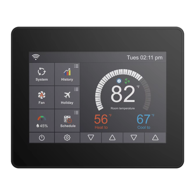 Falcon HP Smart HVAC Thermostat WiFi Programmable Controller for Dual System Heating and Cooling
