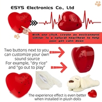 Juguetes Musicales Educativos Unisex de Fábrica para Niños de 2 a 4 Años, con Módulo de Sonido de Corazón con Grabación en Tiempo Real, Chip ABS, Muñecos de Peluche