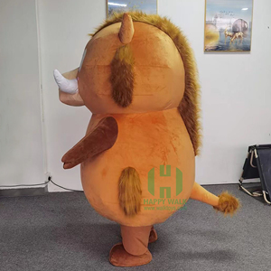 Costume de mascotte de <span class=keywords><strong>sanglier</strong></span> adulte gonflable personnalisé de haute qualité, 2m 2.6m, design en fourrure, costume de cochon de dessin animé pour l'extérieur - Product Image 5