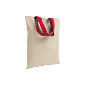 Borsa shopper in cotone riciclato 140 gr, merchandising sostenibile - Product Image 1