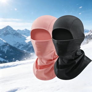 Couvre-chef chaud d'hiver, cagoule, cache-cou, masque de cyclisme anti-froid, protection faciale pour le ski, masque coupe-vent - Product Image 6