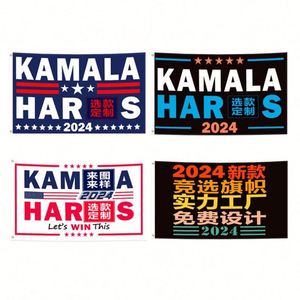 Drapeau publicitaire personnalisé en polyester 100D 3x5FT, impression numérique, drapeau étoilé 3D pour usage extérieur, vente en gros - Product Image 3