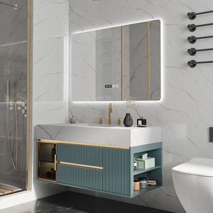 אמבט יוקרה בסגנון אירופאי יהירות עם קרמי אור רכוב קיר קרמיים לא ארון אמבטיה פלסטיק - Product Image 5