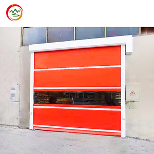 Puerta de alta velocidad de PVC de diseño moderno, puerta rápida de rodadura rápida para almacenes, precio directo de fábrica OEM, característica a prueba de viento - Product Image 4