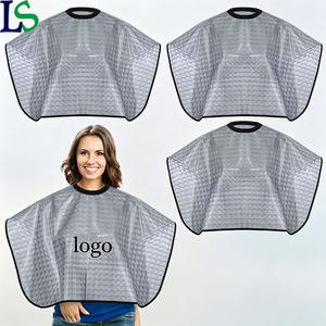 Capa de Peluquería Impermeable con Logotipo Personalizado, Chal para Peluquería, Protector de Cuello para Salón de Belleza - Product Image 1