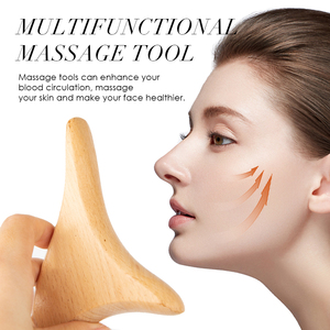 Masajeador de acupresión de madera Natural portátil Point-Trigger Reflexología Pie Cuerpo <span class=keywords><strong>Masaje</strong></span> Stick Gua Sha Thai Herramienta de <span class=keywords><strong>masaje</strong></span> de madera - Product Image 4