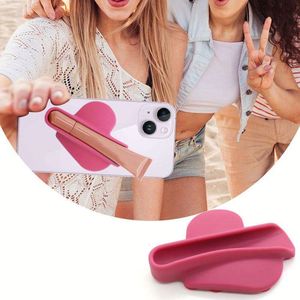 Waterproof Suction case Lipstick <b>Holder</b> Heart Shaped Accessories Lip Glaze for <b>Iphone</b> 16ProMax - Product Image 6