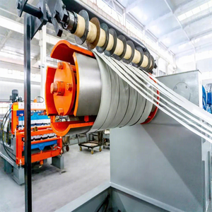 Ligne de traitement des métaux à découpe de précision pour l'acier industriel, machine de refendage automatique de bobines à grande vitesse pour tuiles - Product Image 1