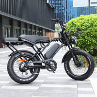 VOMO X80Pro E-Bike 48V 250Watt Entrega E Bike Suspensión completa Fat Tire Dirt Ebike para la venta Adultos Bicicleta eléctrica de carretera larga