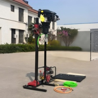 Perceuse à carottage portative légère YJC-30L avec moteur Kohler, profondeur 30m, pour l'échantillonnage de roches, petite machine de forage