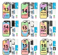 Écran OLED complet pour iPhone 12-17 Series Pro Pro Max Plus XS Max 16E 17E 17 Air – Remplacement d'écran rigide flexible