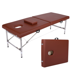 Table de massage multifonctionnelle moderne, très vendue, de bonne qualité, pliable, portable, à 2 sections, avec cadre en acier inoxydable, pour <span class=keywords><strong>spa</strong></span> - Product Image 4