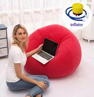 Hot Selling Wohnzimmer faul Schlafs ofa aufblasbaren Sofas tuhl PVC Liege Sitz Sitzsack Stuhl