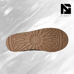Pantuflas UGG Tasman Baxter 'Burnt Olive' de Gamuza Sintética Sólida con Punta Redonda y Suela de Goma, para Invierno, Interior y Exterior - Product Image 5