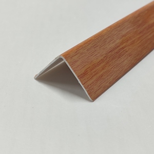 Protezione dell'angolo di protezione della parete della copertura del PVC del grano di <span class=keywords><strong>legno</strong></span> all'ingrosso di forma di L - Product Image 5