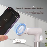 Support de téléphone magnétique réglable en alliage d'aluminium, support de bureau extensible, support de selfie pour diffusion en direct, multifonctionnel pour smartphone