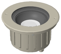 Lumière encastrée de paysage en aluminium de qualité marine 316L 304 en acier inoxydable 24W COB IP67 avec réflecteur et déflecteur anti-éblouissement