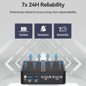 คอมพิวเตอร์อุตสาหกรรมขนาดเล็ก XCY In-tel N150 แบบไร้พัดลม รองรับ IoT พร้อมพอร์ต Serial 2 ช่อง RS232, พอร์ต Ethernet 2 ช่อง, พอร์ต H-DMI 2 ช่อง, พอร์ต DP 1 ช่อง, พอร์ต <span class=keywords><strong>USB</strong></span> 6 ช่อง, <span class=keywords><strong>WiFi</strong></span>, โมเด็ม 4G, รองรับ Windows 11 หรือ 10 - Product Image 4