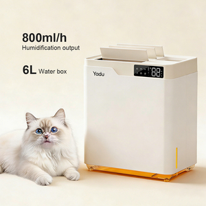 Hot Sale Portable Top Fill Cold Evaporative <b>Mist</b> Free Pure Pet air Purifier Evaporative <b>Humidifier</b> for Home Bedroom Indoor - Product Image 1