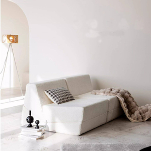 Fauteuil inclinable modulaire en tissu avec mousse compressée <span class=keywords><strong>sous</strong></span> <span class=keywords><strong>vide</strong></span>, canapé sectionnel pliable individuel pour salon - Product Image 1