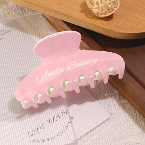 Pinzas para el pelo personalizadas XinMei con logotipo, etiqueta privada personalizada, letras grabadas, nombre de acetato, marca, pinza para el pelo con palabras - Product Image 4