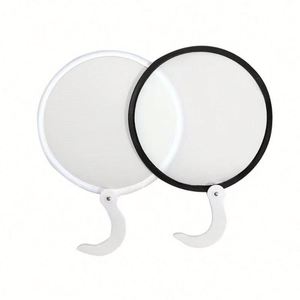 Éventail publicitaire en PVC transparent, personnalisé avec logo, motif dessin animé, cercle ou étoile, idéal pour cadeaux, vente en gros à prix réduit - Product Image 5