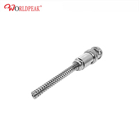Conector Triax BNC 1553B TRB con Dispositivo de Alivio de Tensión por Resorte para Cable Triaxial TRX142