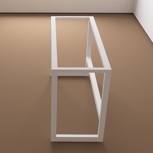 Bases de table en acier forgé au design moderne Pieds en métal en fonte pour bureau à domicile, café, salle à manger et meubles de restaurant - Product Image 5