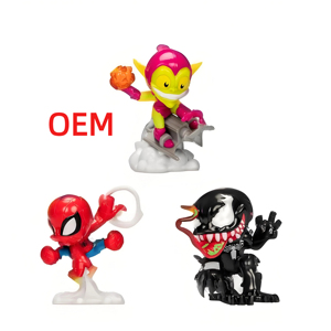 ของเล่นกล่องสุ่มยอดฮิต ตกแต่งเค้ก ฟิกเกอร์สไปเดอร์แมน ของเล่นเด็ก หุ่นยนต์ โมเดลพลาสติก - Product Image 5