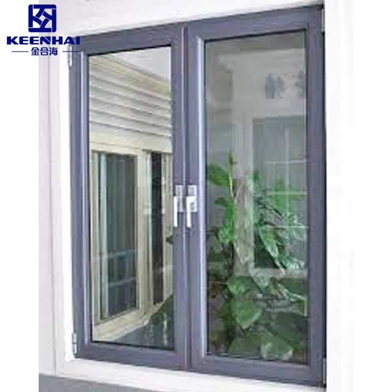 Foshan hurricane bullet proof aluminum tempered glass fixed casement system doors and windows for house