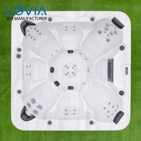 Jets de massage de luxe Baignoire spa à remous 1 ~ 5 personnes Spa extérieur moderne Jacuzzier Spa avec Balboa Gecko JOYONWAY