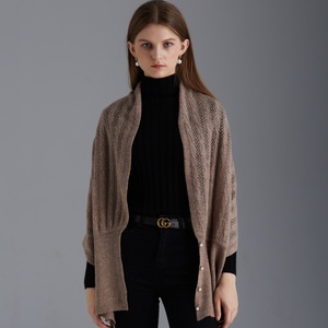 <span class=keywords><strong>Poncho</strong></span> en laine mérinos 100% tricoté, surdimensionné, tendance, personnalisable avec logo, <span class=keywords><strong>poncho</strong></span> de luxe pour femmes - Product Image 6