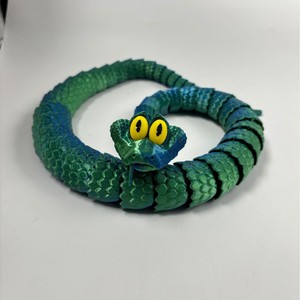 Juguete de Impresión 3D 2025, Serpiente de Zootopia, Linda Serpiente de Ojos Grandes, Figura de Gary de la Película Zootopia - Product Image 5