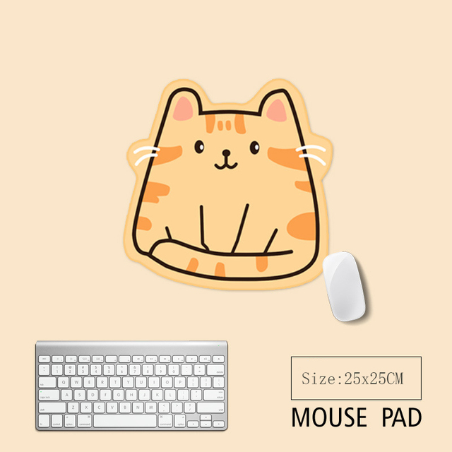 Kakudos Custom Cartoon Double Side Use Fashional Styles Mouse Pad Printed Pattern Mouse Pad Animal Shape Pad
