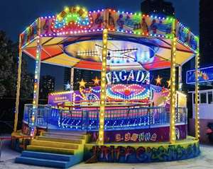 Manèges Disco Tagada à LED pour Carnaval 2024, en fibre de verre et acier, pour l'intérieur et l'extérieur, à prix réduits - Product Image 2