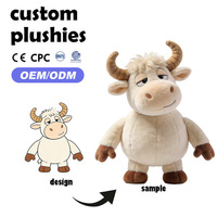 Jouets en peluche personnalisés, compagnons en peluche adorables, rembourrage en coton PP, taille 11-30 cm, tissu doux pour la peau, cadeaux adaptés
