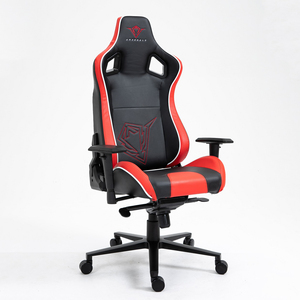 Chaise de jeu ergonomique de luxe style course avec accoudoirs 4D en PU, <span class=keywords><strong>fauteuil</strong></span> de gaming XL Pro grande taille - Product Image 5