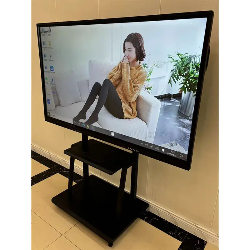 75 Inch Lcd 4K Smart Interactieve Touchscreen Digitaal Bord Leermiddelen Whiteboard 75 Inch Touchscreen 4K Smart Whiteboard