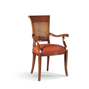 ARCA Double PV cuoio testa tavolo con schienale e seduta elegante soggiorno sedia - Product Image 1