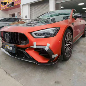 Lèvre avant en fibre de carbone sèche, pare-chocs arrière, jupes latérales d'aile de diffuseur et accessoires de voitures pour Mercedes AMG GT50 GT53 <span class=keywords><strong>GT63S</strong></span> - Product Image 4
