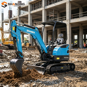 Mini excavadora multifuncional diésel para granja en oferta a bajo precio, mini excavadora hidráulica de cadenas de 0.8 toneladas, 1.3 toneladas y 2.5 toneladas. - Product Image 5