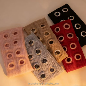 Bandeaux de sport personnalisés <span class=keywords><strong>pour</strong></span> femmes et hommes, en tissu élastique coloré, à bord large évidé, <span class=keywords><strong>pour</strong></span> le lavage du visage, le yoga, style punk - Product Image 6