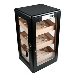 Humidor de cigarros de alta calidad, 75, vendedor caliente, higrómetro Digital negro, Material de madera - Product Image 1