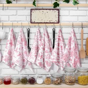 Serviettes carrées modernes en coton, faites à la main, en tissu imprimé français, personnalisables, pour la table à manger, vente en gros - Product Image 2