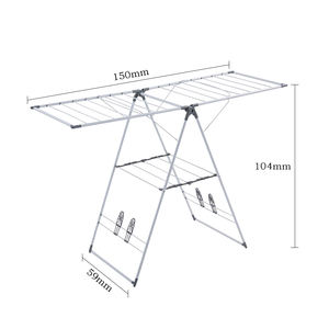 13M Gullwing折りたたみ式ドライクロススタンドラック衣類乾燥ラック洗濯用アウトドア用中国メーカー - Product Image 4