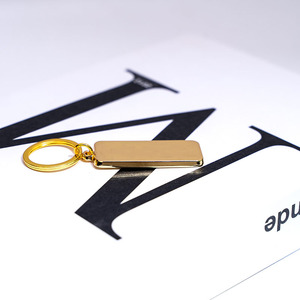 引き込み式ハートホースウエストキーチェーンキーリング名前付きスターリングシルバー真鍮ステンレスメタルプレミアム耐久性 - Product Image 2