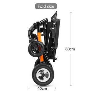 KSM-602 Electric Wheelchair <b>Foldable</b> Lightweight for Cheap Sale Li Battery Wheelchair Can Remote Control for Elderly - Product Image 1