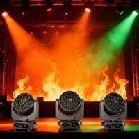 UNOXINE 19*40W RGBW B-Eye K15 Zoom Wash Moving Head Light pour concerts, fêtes, clubs et spectacles sur scène