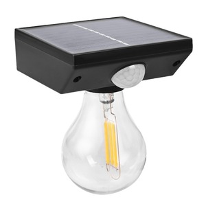 Solar Powered Human Body <b>Sensor</b> Wall Lamp 6-12 Hours Lighting Outdoor Courtyard Street <b>Light</b> Waterproof Tungsten Filament <b>Bulb</b> - Product Image 4
